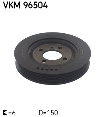 Belt Pulley, crankshaft - VKM 96504 SKF